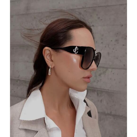 New, JIMMY CHOO Sunglasses NOEMI/S DXF90 Authentic - Picture 11 of 12